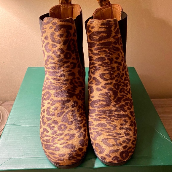 Leopard print wedges booties - Picture 8 of 8